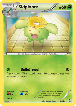 Skiploom - Dragons Exalted - #2 - Pokemon TCG card