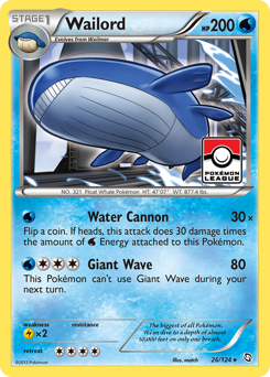 Wailord #26 Wailord - Dragons Exalted - #26 - Pokemon TCG card