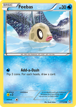 Feebas #27 Feebas - Dragons Exalted - #27 - Pokemon TCG card