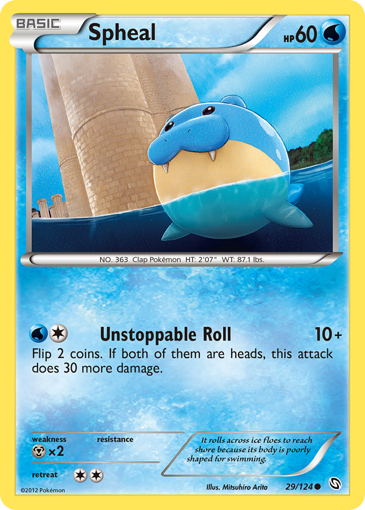 Spheal - Dragons Exalted - #29 - Pokemon TCG card