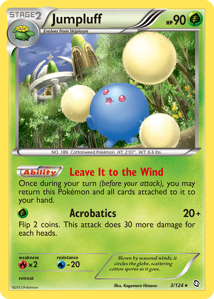 Jumpluff - Dragons Exalted - #3 - Pokemon TCG card