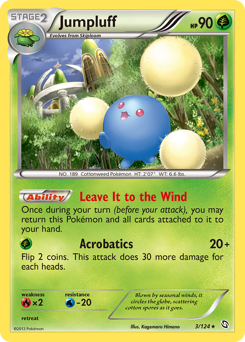 Jumpluff - Dragons Exalted - #3 - Pokemon TCG card