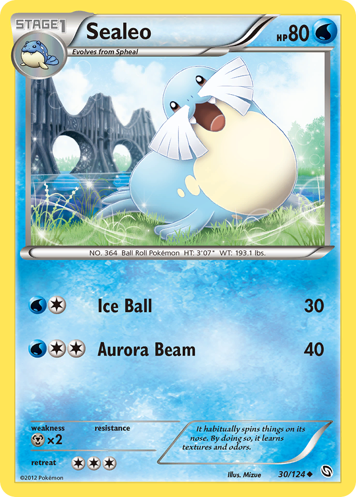 Sealeo - Dragons Exalted - #30 - Pokemon TCG card