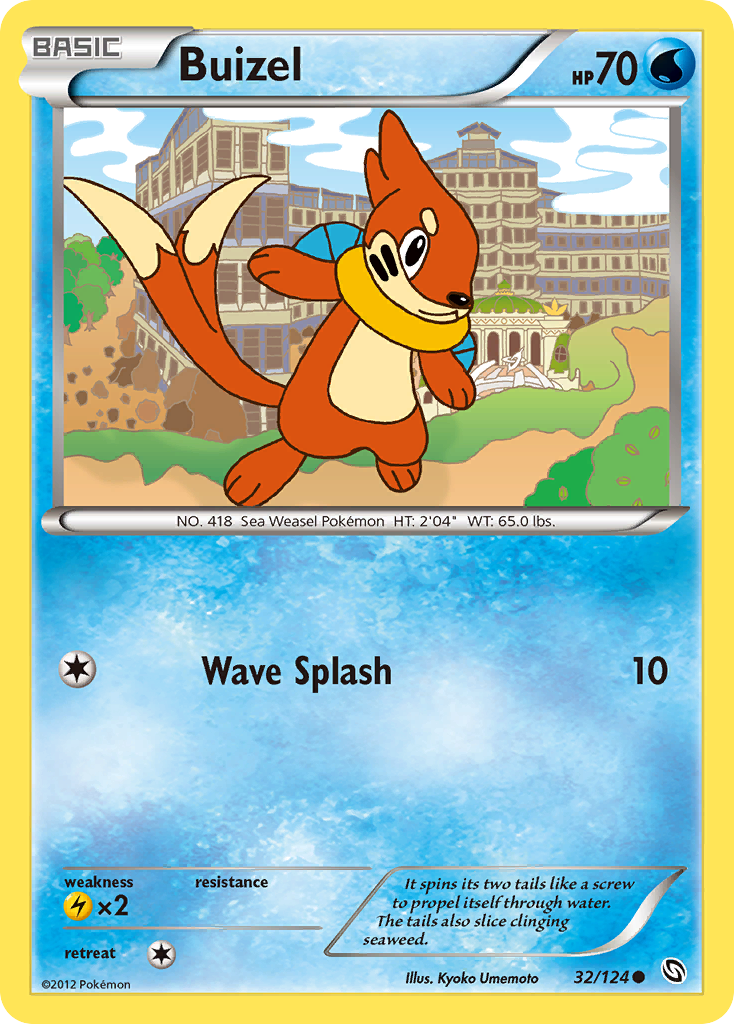 Buizel - Dragons Exalted - #32 - Pokemon TCG card