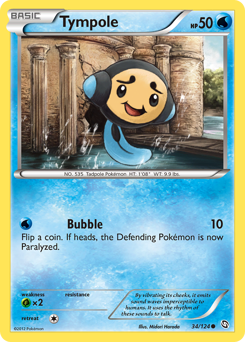 Tympole #34 Tympole - Dragons Exalted - #34 - Pokemon TCG card