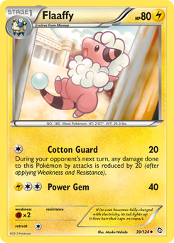 Flaaffy #39 Flaaffy - Dragons Exalted - #39 - Pokemon TCG card