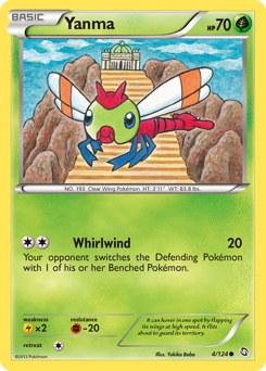 Yanma #4 Yanma - Dragons Exalted - #4 - Pokemon TCG card