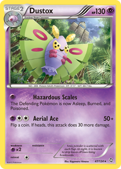 Dustox #47 Dustox - Dragons Exalted - #47 - Pokemon TCG card