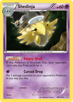 Shedinja - Dragons Exalted - #48 - Pokemon TCG card