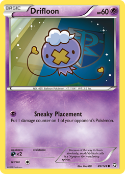 Drifloon #49 Drifloon - Dragons Exalted - #49 - Pokemon TCG card