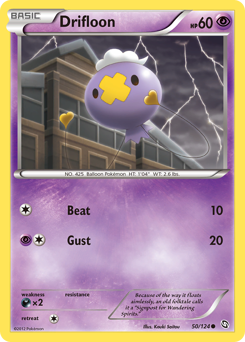 Drifloon #50 Drifloon - Dragons Exalted - #50 - Pokemon TCG card