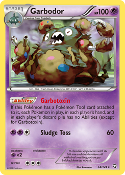 Garbodor #54 Garbodor - Dragons Exalted - #54 - Pokemon TCG card