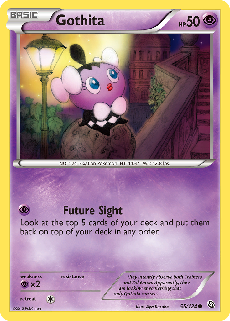 Gothita - Dragons Exalted - #55 - Pokemon TCG card