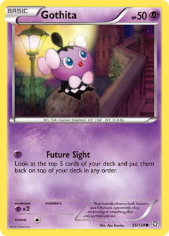 Gothita #55 Gothita - Dragons Exalted - #55 - Pokemon TCG card