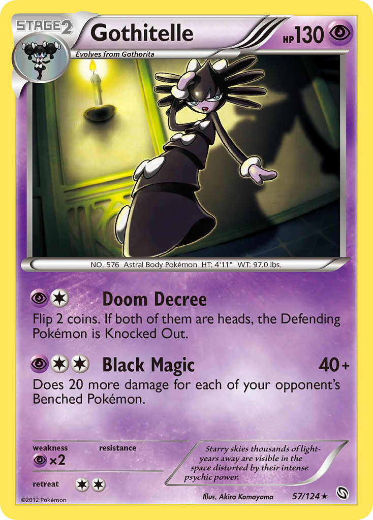 Gothitelle - Dragons Exalted - #57 - Pokemon TCG card