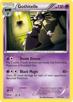 Gothitelle #57 Gothitelle - Dragons Exalted - #57 - Pokemon TCG card