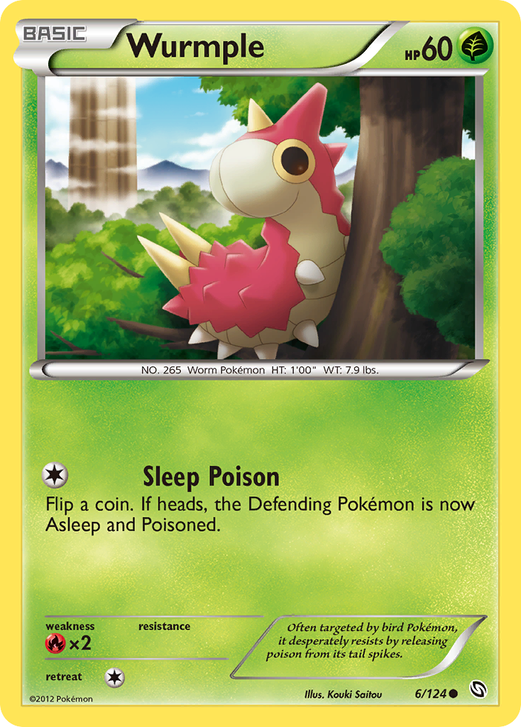 Wurmple - Dragons Exalted - #6 - Pokemon TCG card