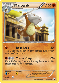 Marowak #61 Marowak - Dragons Exalted - #61 - Pokemon TCG card
