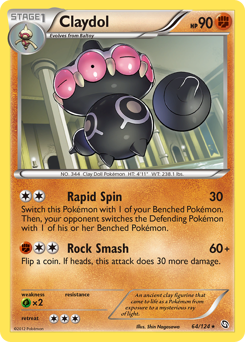 Claydol - Dragons Exalted - #64 - Pokemon TCG card