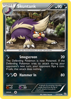 Skuntank #77 Skuntank - Dragons Exalted - #77 - Pokemon TCG card