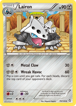 Lairon #79 Lairon - Dragons Exalted - #79 - Pokemon TCG card