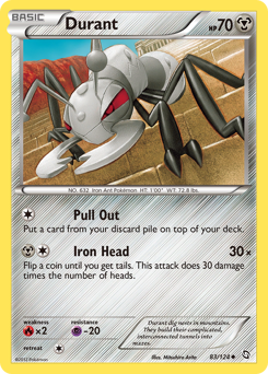 Durant - Dragons Exalted - #83 - Pokemon TCG card