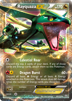 Rayquaza-EX #85 Rayquaza-EX - Dragons Exalted - #85 - Pokemon TCG card