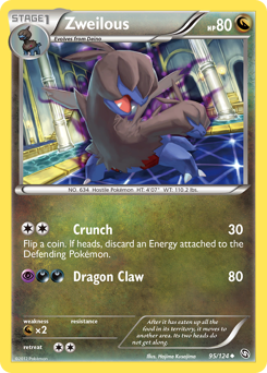 Zweilous #95 Zweilous - Dragons Exalted - #95 - Pokemon TCG card