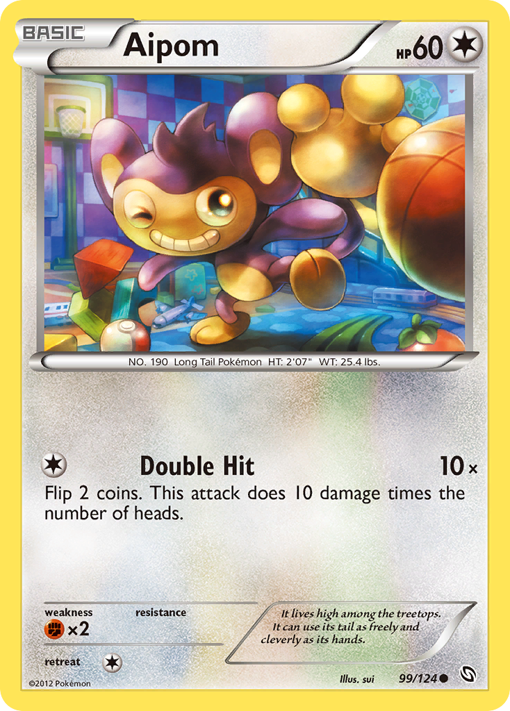 Aipom - Dragons Exalted - #99 - Pokemon TCG card