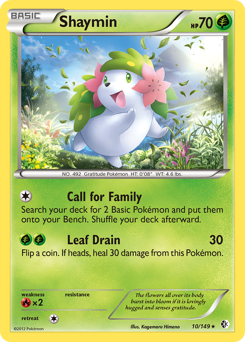 Shaymin #10 Shaymin - Boundaries Crossed - #10 - Pokemon TCG card