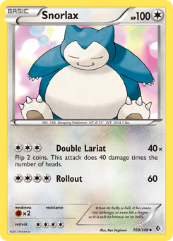 Snorlax - Boundaries Crossed - #109 - Pokemon TCG card