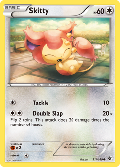 Skitty #113 Skitty - Boundaries Crossed - #113 - Pokemon TCG card