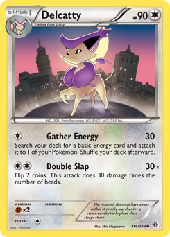 Delcatty - Boundaries Crossed - #114 - Pokemon TCG card
