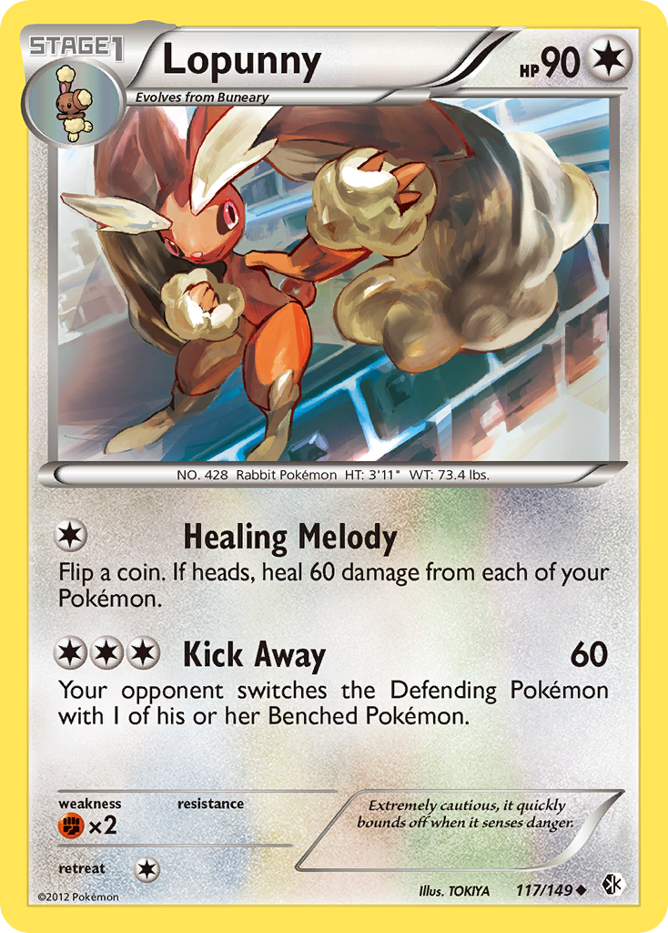 Lopunny - Boundaries Crossed - #117 - Pokemon TCG card