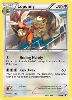 Lopunny #117 Lopunny - Boundaries Crossed - #117 - Pokemon TCG card
