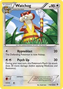 Watchog #119 Watchog - Boundaries Crossed - #119 - Pokemon TCG card