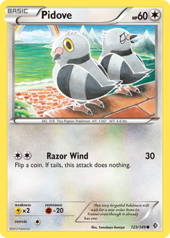 Pidove #123 Pidove - Boundaries Crossed - #123 - Pokemon TCG card