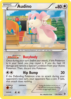 Audino #126 Audino - Boundaries Crossed - #126 - Pokemon TCG card