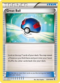 Great Ball - Boundaries Crossed - #129 - Pokemon TCG card
