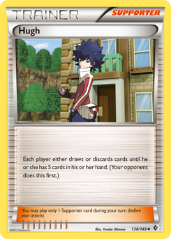 Hugh - Boundaries Crossed - #130 - Pokemon TCG card