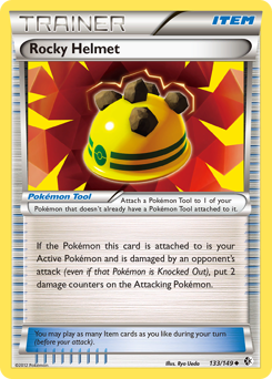 Rocky Helmet - Boundaries Crossed - #133 - Pokemon TCG card