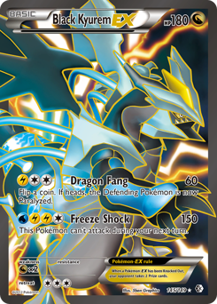 Black Kyurem-EX #145 Black Kyurem-EX - Boundaries Crossed - #145 - Pokemon TCG card