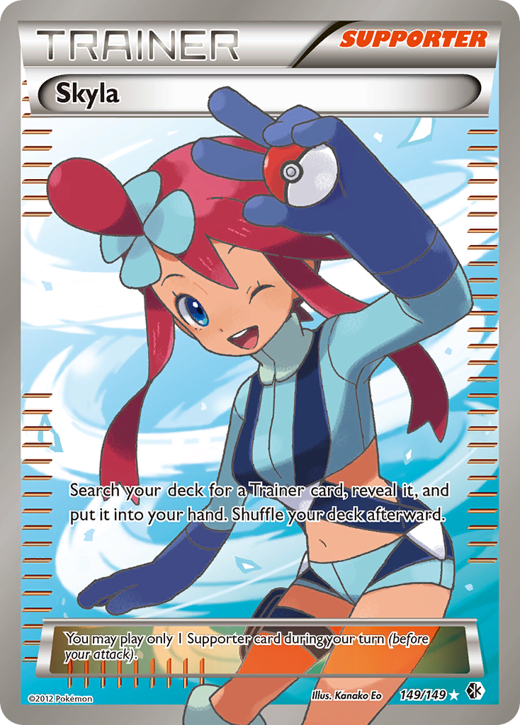 Skyla - Boundaries Crossed - #149 - Pokemon TCG card