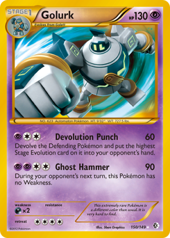 Golurk #150 Golurk - Boundaries Crossed - #150 - Pokemon TCG card