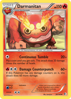 Darmanitan - Boundaries Crossed - #28 - Pokemon TCG card