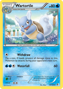Wartortle #30 Wartortle - Boundaries Crossed - #30 - Pokemon TCG card
