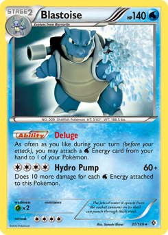Blastoise - Boundaries Crossed - #31 - Pokemon TCG card