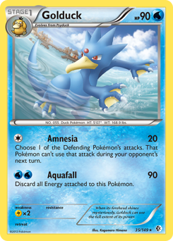 Golduck #35 Golduck - Boundaries Crossed - #35 - Pokemon TCG card