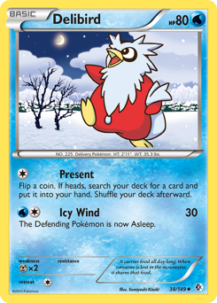 Delibird - Boundaries Crossed - #38 - Pokemon TCG card