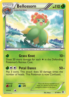 Bellossom #4 Bellossom - Boundaries Crossed - #4 - Pokemon TCG card